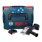 Bosch GWS 18V-15 SC Professional Akku Winkelschleifer 18 V 125 mm Brushless + 1x Akku 2,0 Ah + L-BOXX - ohne Ladegerät