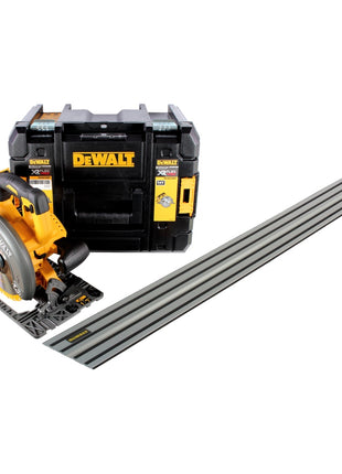 Scie circulaire sans fil DeWalt DCS 576 NT 54 V FlexVolt 190 mm + rail de guidage + T-STAK - sans batterie, sans chargeur