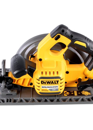 Scie circulaire sans fil DeWalt DCS 576 NT 54 V FlexVolt 190 mm + rail de guidage + T-STAK - sans batterie, sans chargeur