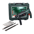 Metabo KHE 2444 Marteau combiné 800 W SDS plus 2,3 J + Coffret + Set de 5 forets et burins