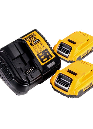 Projecteur de chantier à batterie DeWalt DCL 074 D2 18 V 5000 lm 4000 Kelvin + 2x batteries 2,0 Ah + chargeur