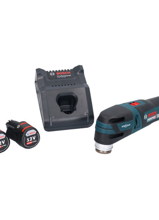 Bosch GOP 12V-28 Professional Akku Multi Cutter Starlock Brushless + 2x Akku 3,0 Ah + Ladegerät