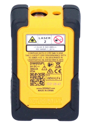 Télémètre laser DeWalt DW 055 PL 16 m