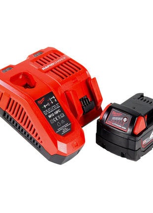 Milwaukee M18 HOAL-401FC Lampe LED pour projecteur de chantier à batterie 18 V 4000 lm + 1x batterie 4,0 Ah + chargeur