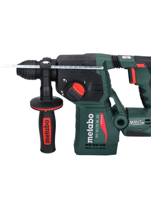 Taladro percutor a batería Metabo KH 18 LTX BL 24 18 V 2,2 J SDS Plus Brushless (601713800) + 2x batería 4,0 Ah + cargador + metaBOX