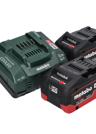 Metabo KH 18 LTX BL 24 Akku Bohrhammer 18 V 2,2 J SDS Plus Brushless ( 601713660 ) + 2x Akku 5,5 Ah + Ladegerät + metaBOX