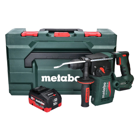 Metabo KH 18 LTX BL 24 akumulatorowa wiertarko-wkrętarka udarowa 18 V 2,2 J SDS Plus Brushless + 1x akumulator 10,0 Ah + metaBOX - bez ładowarki