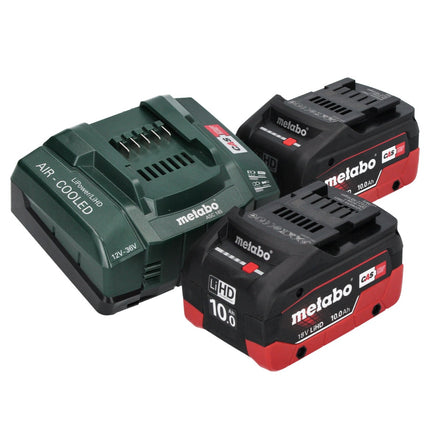 Metabo KH 18 LTX BL 24 Akku Bohrhammer 18 V 2,2 J SDS Plus Brushless + 2x Akku 10,0 Ah + Ladegerät + metaBOX