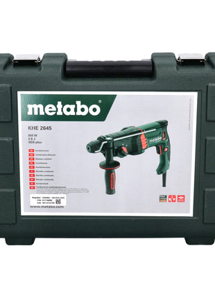 Metabo KHE 2645 Kombihammer 850 W 2,9 J SDS plus + 5 tlg. Bohrer Meißel Set + Koffer - Toolbrothers