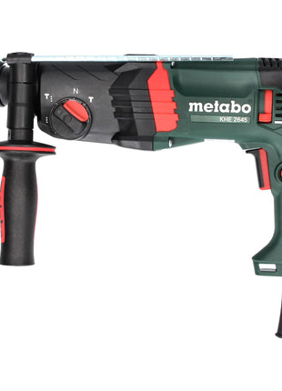 Metabo KHE 2645 Marteau combiné 850 W 2,9 J SDS plus + Coffret + Set de 13 forets et burins