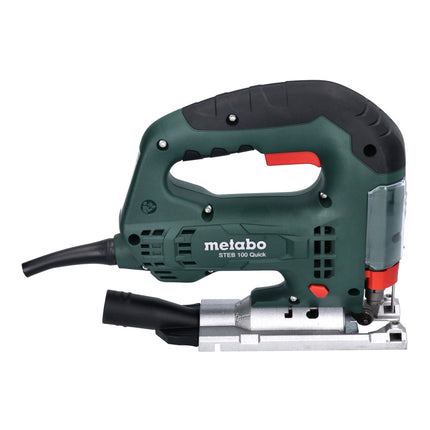 Metabo STEB 100 Quick Stichsäge 710 W 100 mm ( 601110000 ) + 10 tlg. Sägeblatt Set ( 623599000 ) - Toolbrothers