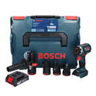 Bosch GSR 18V-60 FC Professional Akku Bohrschrauber 18 V 60 Nm Brushless + 1x Akku 2,0 Ah + Aufsätze + L-Boxx - ohne Ladegerät - Toolbrothers