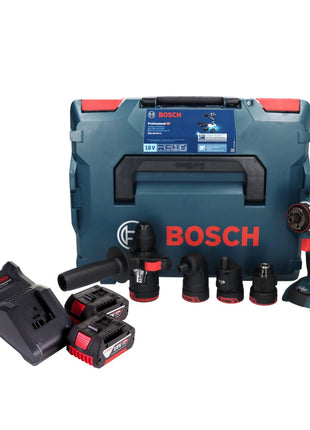 Bosch GSR 18V-60 FC Professional Akku Bohrschrauber 18 V 60 Nm Brushless + 2x Akku 4,0 Ah + Ladegerät + Aufsätze + L-Boxx - Toolbrothers