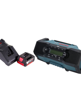 Bosch GPB 18V-2 SC Professional Akku Baustellenradio 18 V DAB+ Bluetooth AUX + 1x Akku 4,0 Ah + Ladegerät