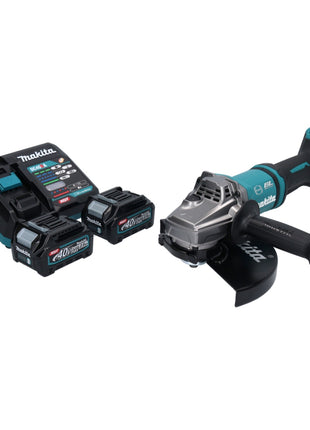 Meuleuse d'angle sur batterie Makita GA 038 GD2 40 V max. 230 mm sans balais XGT + 2x batteries 2,5 Ah + chargeur