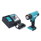 Makita DHG 180 RA1 Akku Heissluftgeblaese 18 V 550 C 1x Akku 2 0 Ah Ladegeraet 1 - toolbrothers