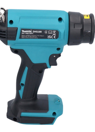 Makita DHG 180 RF Akku Heißluftgebläse 18 V 550 °C + 2x Akku 3,0 Ah + Ladegerät - Toolbrothers