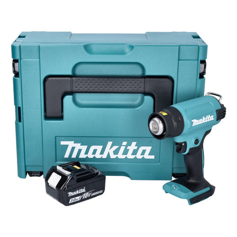 Makita DHG 180 F1J Akku Heißluftgebläse 18 V 550 °C + 1x Akku 3,0 Ah + Makpac - ohne Ladegerät - Toolbrothers