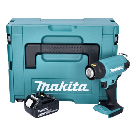 Makita DHG 180 T1J Akku Heißluftgebläse 18 V 550 °C + 1x Akku 5,0 Ah + Makpac - ohne Ladegerät - Toolbrothers