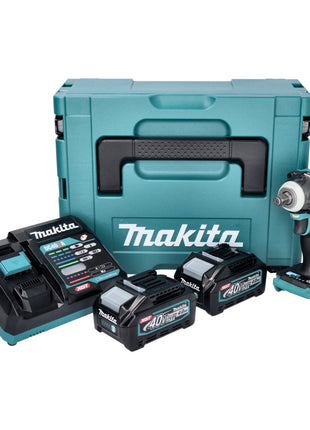 Makita TW 004 GM201 clé à chocs sans fil 40 V max. 1/2" 350 Nm XGT Brushless + 2x batterie 4,0 Ah + chargeur + Makpac