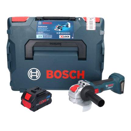 Bosch GWX 18V 7 Professional Akku Winkelschleifer 18 V 125 mm Brushless X LOCK 1x ProCORE Akku 5 5 Ah L Boxx ohne Ladegeraet 1 - toolbrothers