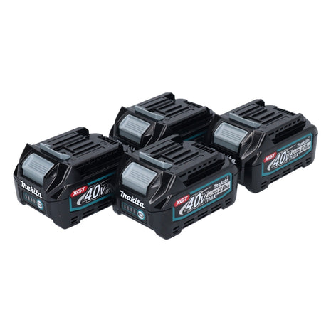 Jeu de batteries Makita 4x batterie Li-Ion BL 4020 40 V max. 2,0 Ah XGT (4x 191L29-0) classe de protection IP64 avec affichage LED