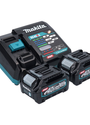 Makita Power Source Kit 2x BL 4020 Akku 40 V max. 2,0 Ah XGT ( 2x 191L29-0 ) + DC 40 RA Ladegerät ( 191E07-8 )