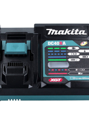 Kit de fuente de alimentación Makita 2x batería BL 4020 40 V máx. 2,0 Ah XGT (2x 191L29-0) + cargador DC 40 RA (191E07-8)