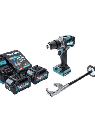 Makita DF 001 GA2 perceuse-visseuse sans fil 40 V max. 140 Nm XGT Brushless + 2x batteries 2,0 Ah + chargeur