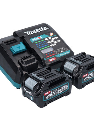 Makita DF 001 GA2 perceuse-visseuse sans fil 40 V max. 140 Nm XGT Brushless + 2x batteries 2,0 Ah + chargeur