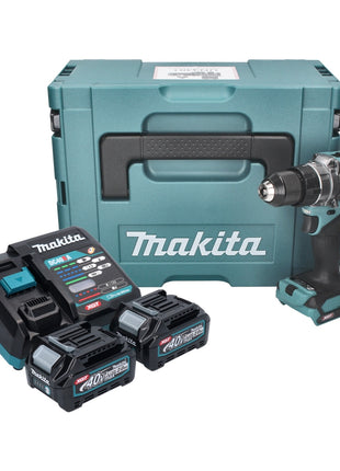 Makita DF 001 GA201 perceuse-visseuse sans fil 40 V max. 140 Nm XGT Brushless + 2x batterie 2,0 Ah + chargeur + Makpac