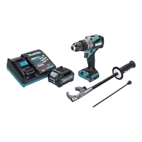 Makita HP 001 GA1 Akku Schlagbohrschrauber 40 V max. 140 Nm XGT Brushless + 1x Akku 2,0 Ah + Ladegerät