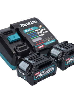 Perceuse à percussion sans fil Makita HP 001 GA2 40 V max. 140 Nm XGT Brushless + 2x batteries 2,0 Ah + chargeur