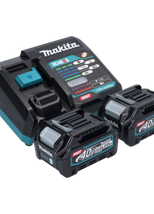 Makita TW 001 GA2 Akku Schlagschrauber 40 V max. 1800 Nm Brushless XGT + 2x Akku 2,0 Ah + Ladegerät