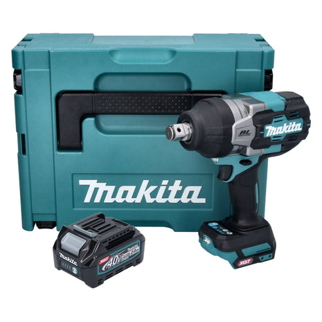 Makita TW 001 GA101 Llave de impacto inalámbrica 40 V máx. 1800 Nm Brushless XGT + 1x batería 2,0 Ah + Makpac - sin cargador