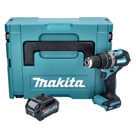 Taladro percutor inalámbrico Makita HP 002 GA101 40 V máx. 64 Nm sin escobillas + 1x batería 2,0 Ah + Makpac - sin cargador