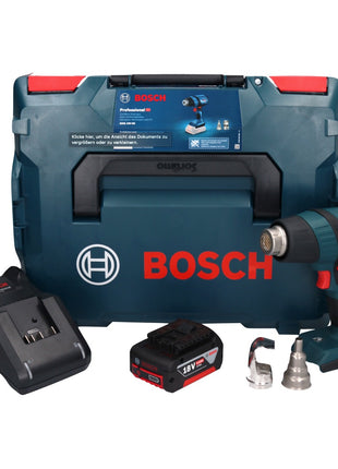 Bosch GHG 18V-50 Professional Akku Heissluftgebläse 18 V 300° C / 500° C + 1x Akku 5,0 Ah + Ladegerät + L-Boxx - Toolbrothers