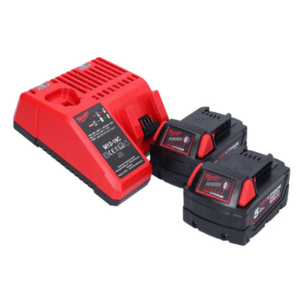 Milwaukee M18 BPD-502C Akku Schlagbohrschrauber 18 V 60 Nm + 2x Akku 5,0 Ah + Ladegerät + Koffer
