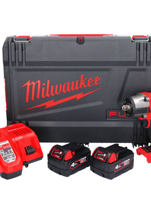 Clé à chocs sans fil Milwaukee M18 FMTIW2F12-402X 18 V 745 Nm 1/2" brushless + 2x batterie 4,0 Ah + chargeur + boîtier HD