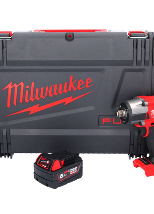 Milwaukee M18 FMTIW2F12-501X Clé à choc sans fil 18 V 745 Nm 1/2'' Brushless + 1x batterie 5,0 Ah + HD Box - sans chargeur