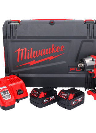 Milwaukee M18 FMTIW2F12-502X Akku Schlagschrauber 18 V 745 Nm 1/2" Brushless ( 4933478450 ) + 2x Akku 5,0 Ah + Ladegerät + HD Box