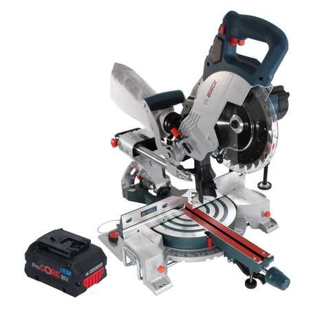 Bosch GCM 18V-216 Professional sierra tronzadora inalámbrica ingletadora 18 V 216 mm BITURBO Brushless + 1x batería ProCORE 8,0 Ah - sin cargador