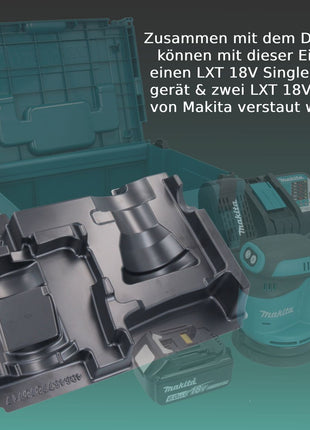 Toolbrothers passende MAKPAC Kunststoff Einlage für DBO / BO 125 mm Exzenterschleifer / LXT 18V Akkus & Ladegeräte - Toolbrothers