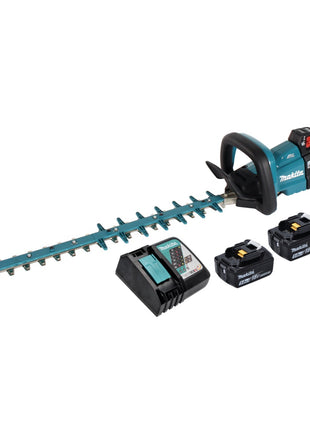 Makita DUH 602 RT2 Akku Heckenschere 18 V 60 cm Brushless + 2x Akku 5,0 Ah + Ladegerät - Toolbrothers