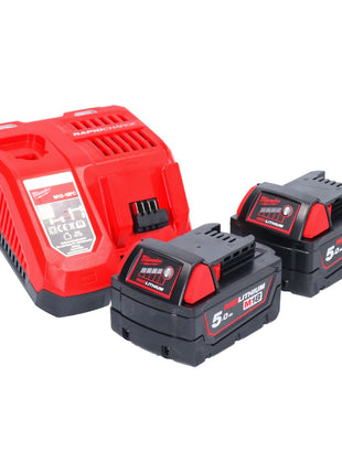 Milwaukee M18 BLPP2A2-502X 18 V Set M18 BLPD2 Akku Schlagbohrschrauber + M18 BLID2 Akku Schlagschrauber ( 4933464522 ) + 2x Akku 5,0 Ah + Ladegerät + HD Box - Toolbrothers