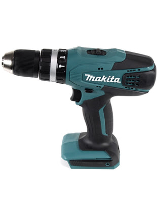 Makita HP 457 DWE Akku Schlagbohrschrauber 18 V + UH 522 DZ Akku Heckenschere 18 V 52 cm ( G Serie ) + 2 x Akku 1,5 Ah + Ladegerät + 74 tlg. Set