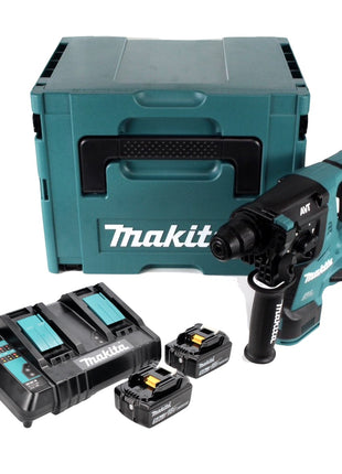 Makita DHR 280 CTJ marteau perforateur à batterie 36 V (2x 18 V) 2,8 J SDS-plus brushless + 2x batterie 5,0 Ah + double chargeur + Makpac