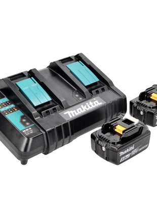 Makita DHR 280 CTJ marteau perforateur à batterie 36 V (2x 18 V) 2,8 J SDS-plus brushless + 2x batterie 5,0 Ah + double chargeur + Makpac