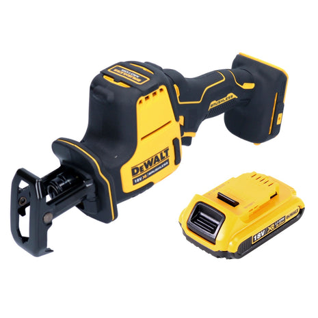 Sierra de sable a batería DeWalt DCS 369 N, sierra alternativa de 18 V sin escobillas + 1x batería de 2,0 Ah - sin cargador