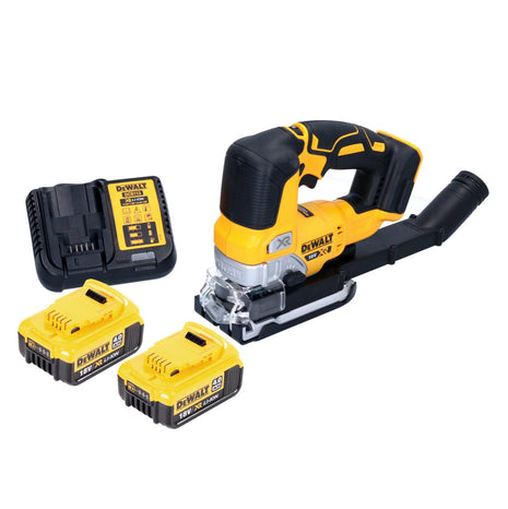 DeWalt DCS 334 M2 Akku Pendelhub Stichsäge 18 V Brushless + 2x Akku 4,0 Ah + Ladegerät - Toolbrothers